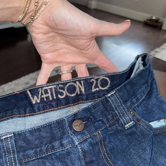 Kimes Ranch Dark Blue Bootcut Jeans - Picture 3 of 3